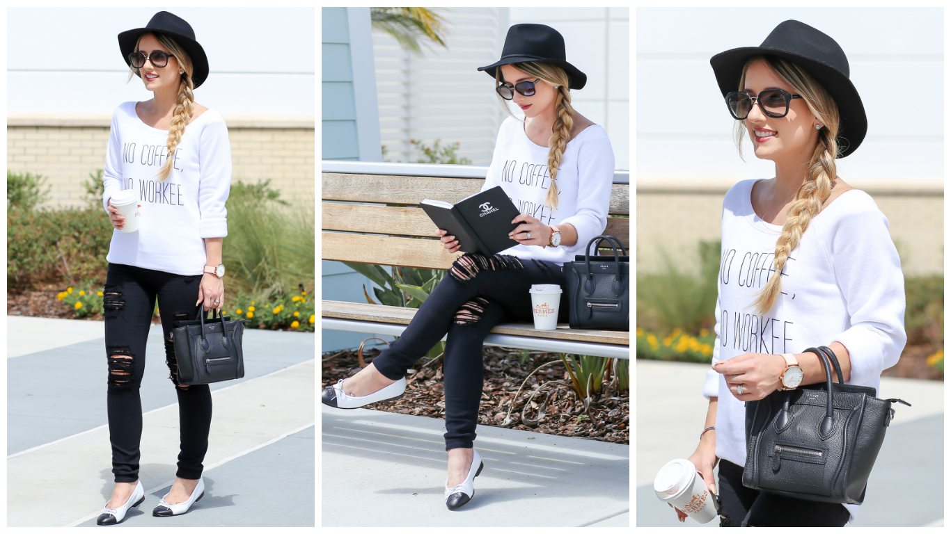 Comfy Casual in Black & White - Laura Beverlin