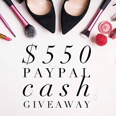 $550 PayPal Cash Giveaway