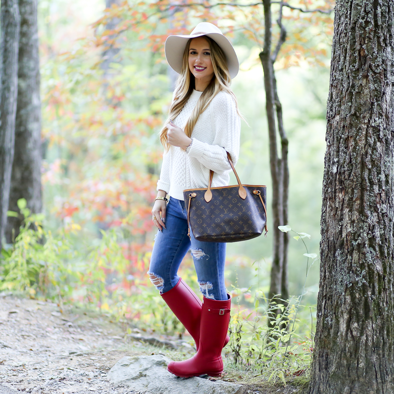 Fall Must Have Red Hunter Boots Laura Beverlin