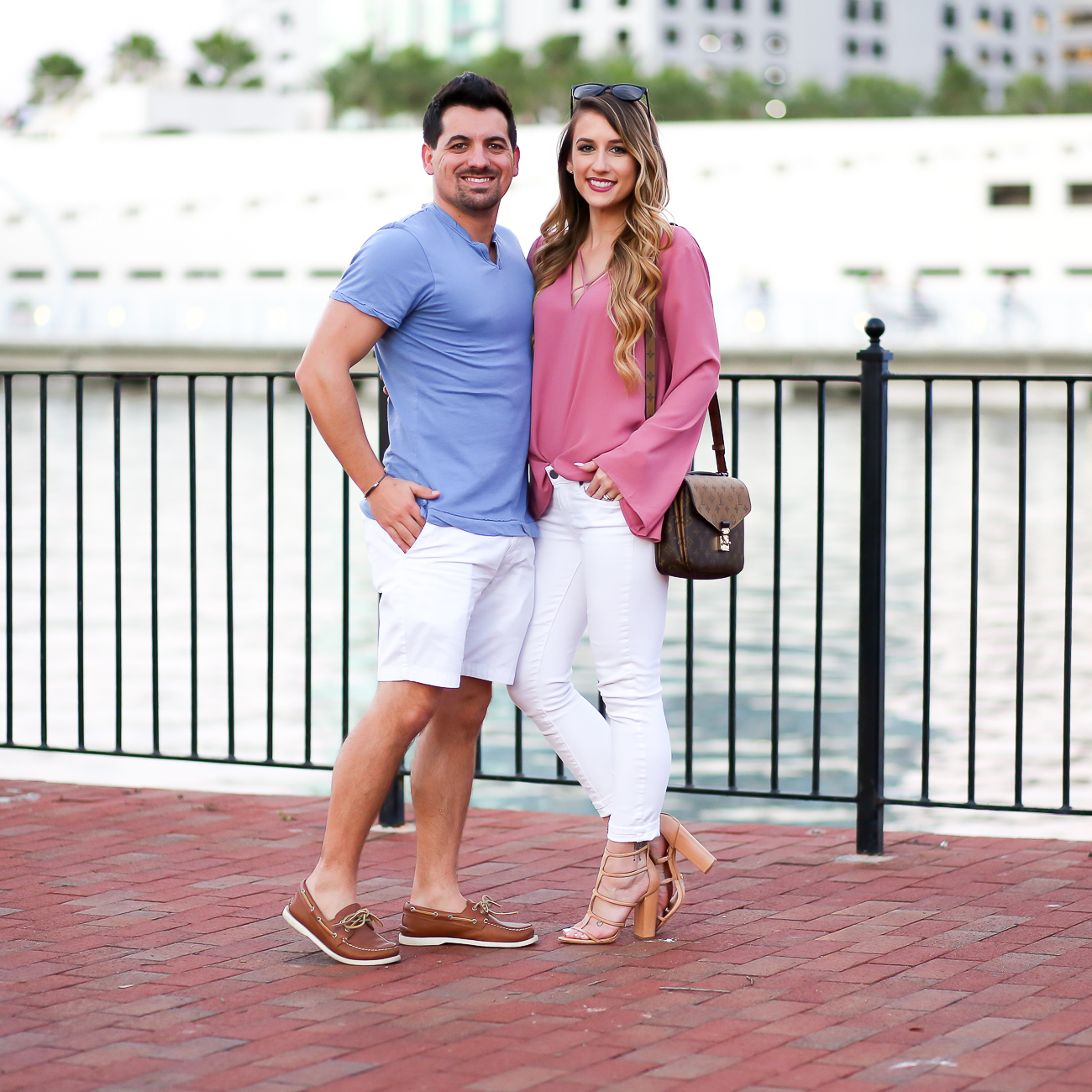 Blush & White Valentine's Day Outfit Idea - Laura Beverlin