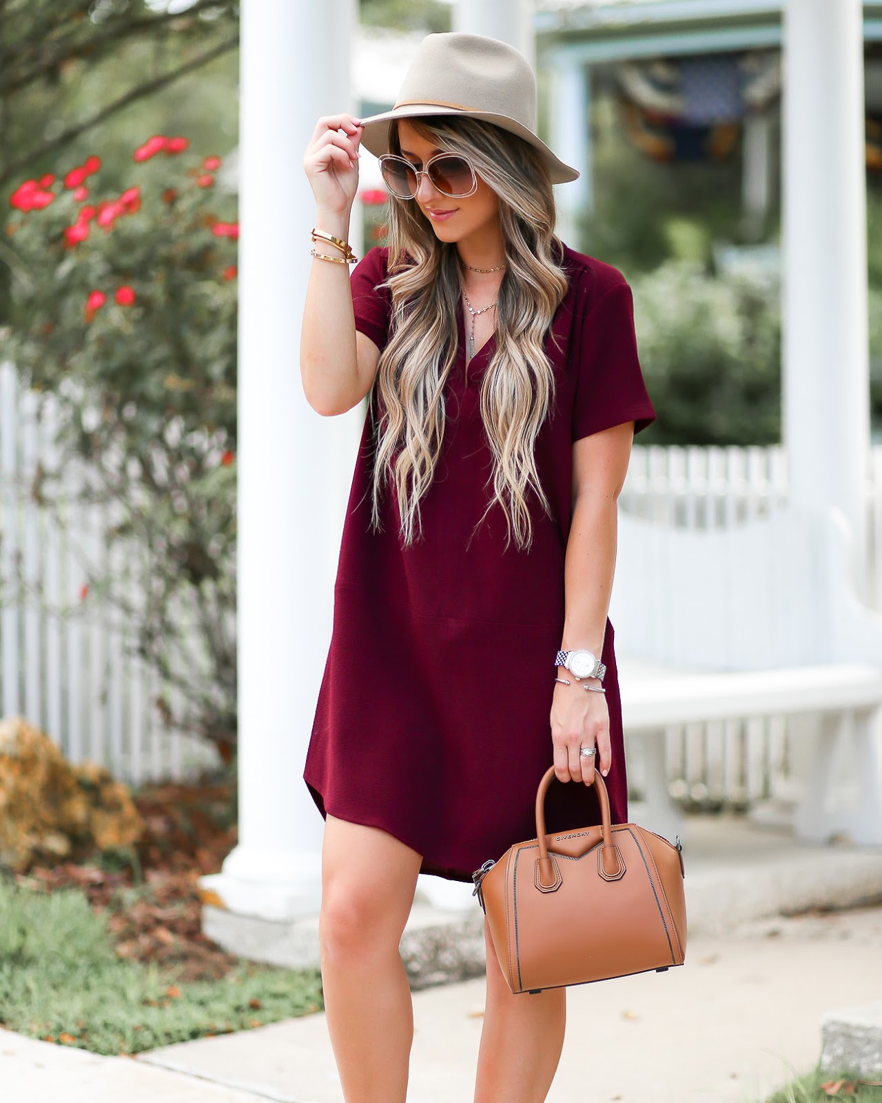 Transitional Fall Outift: Leith Body Con Dress - Medicine