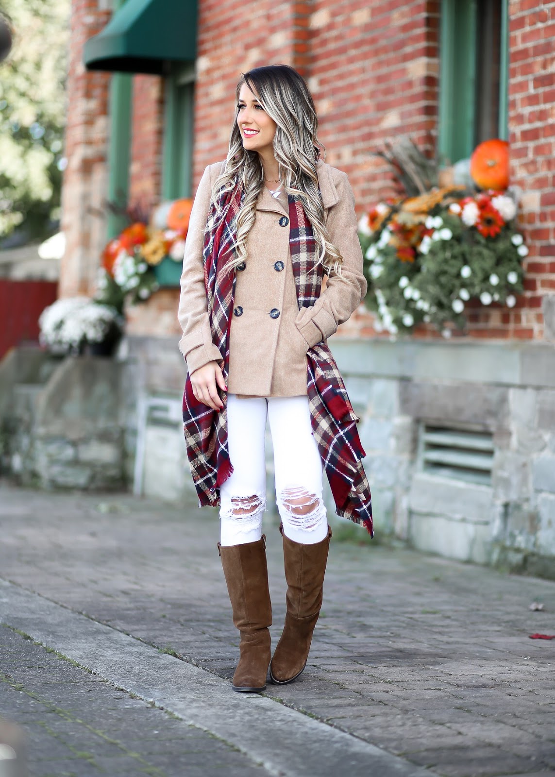 Classic Fall Style & The Perfect Red Lip - Laura Beverlin