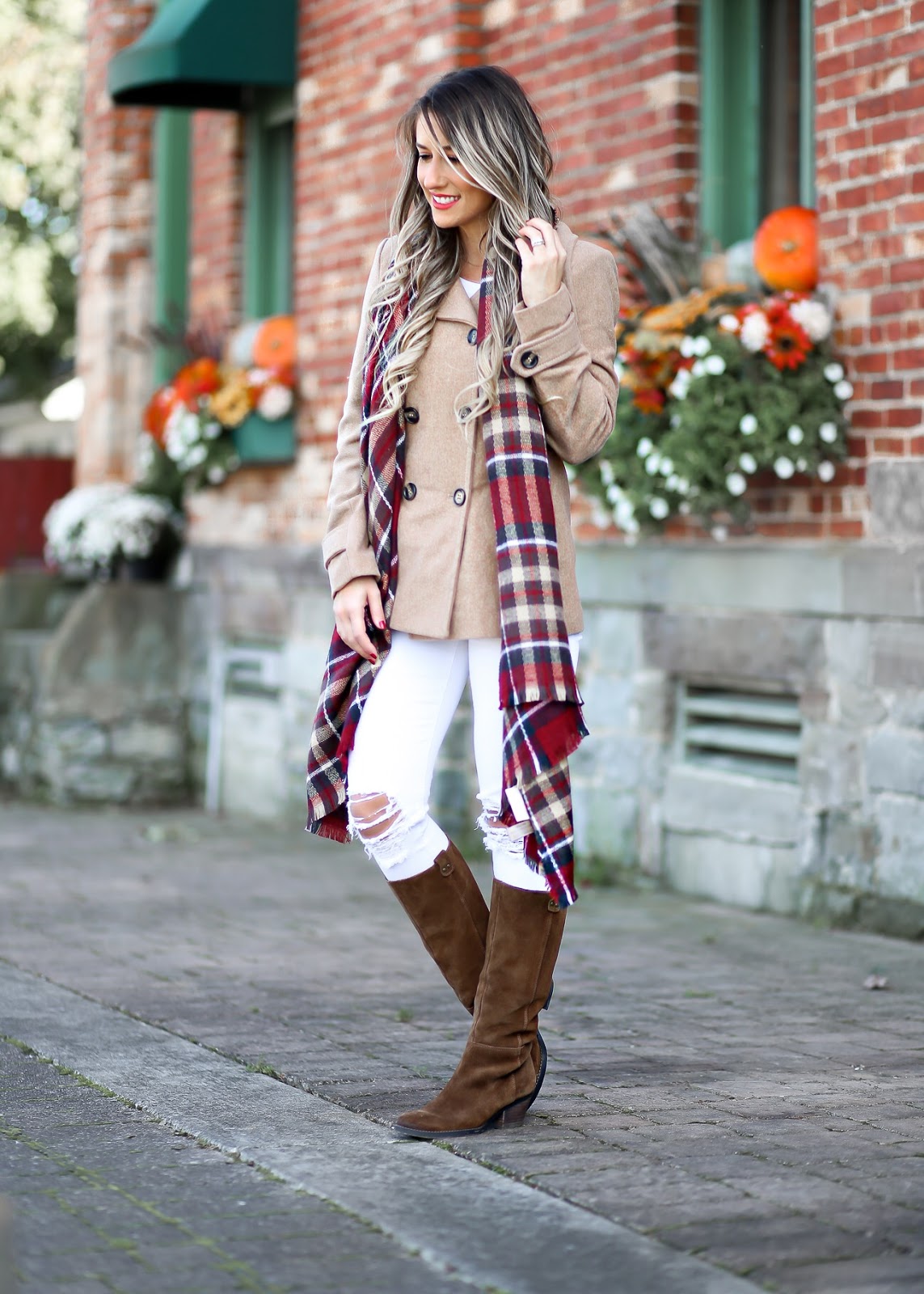 Classic Fall Style & The Perfect Red Lip - Laura Beverlin