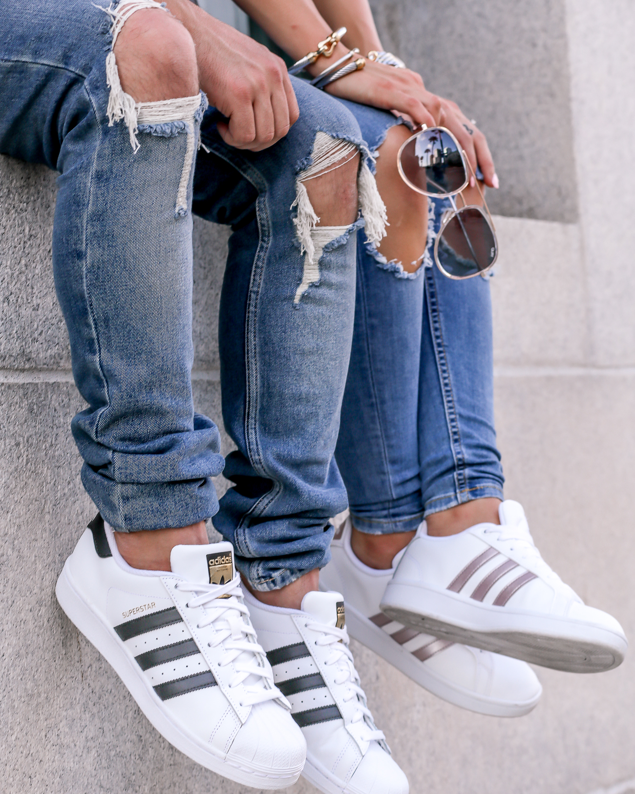 His and hers shop adidas shoes