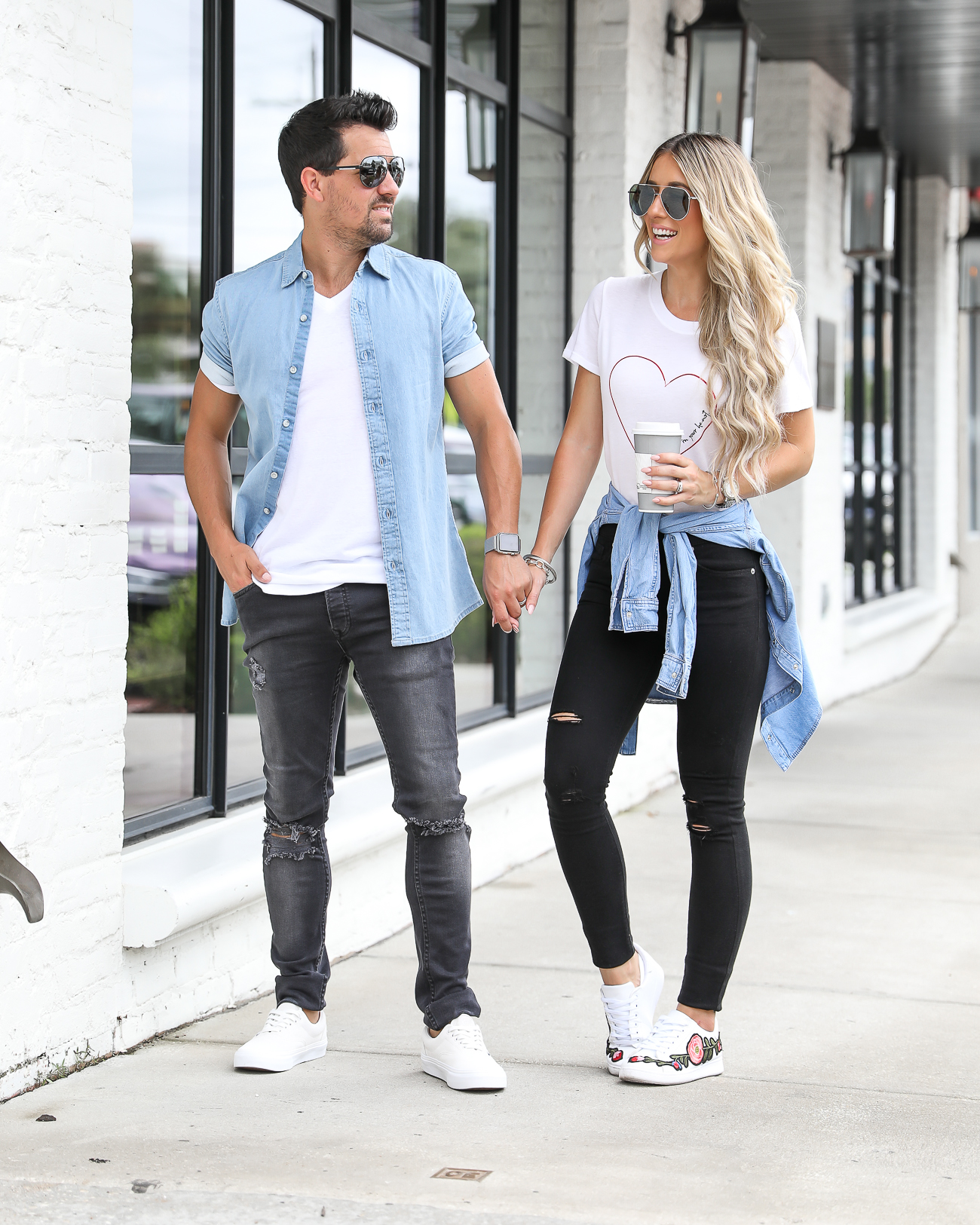 Couples casual outfit Nordstrom Topman Jeans Oxford Exchange Tampa