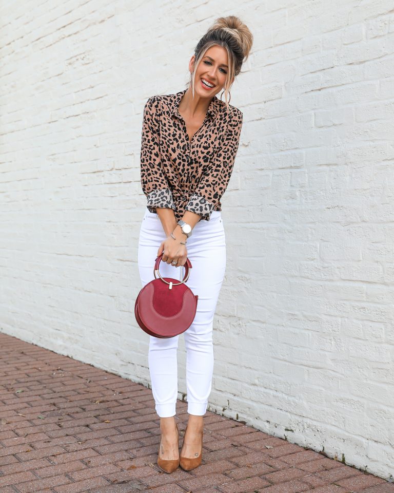 POP OF LEOPARD-OUTFIT UNDER $50! - Laura Beverlin