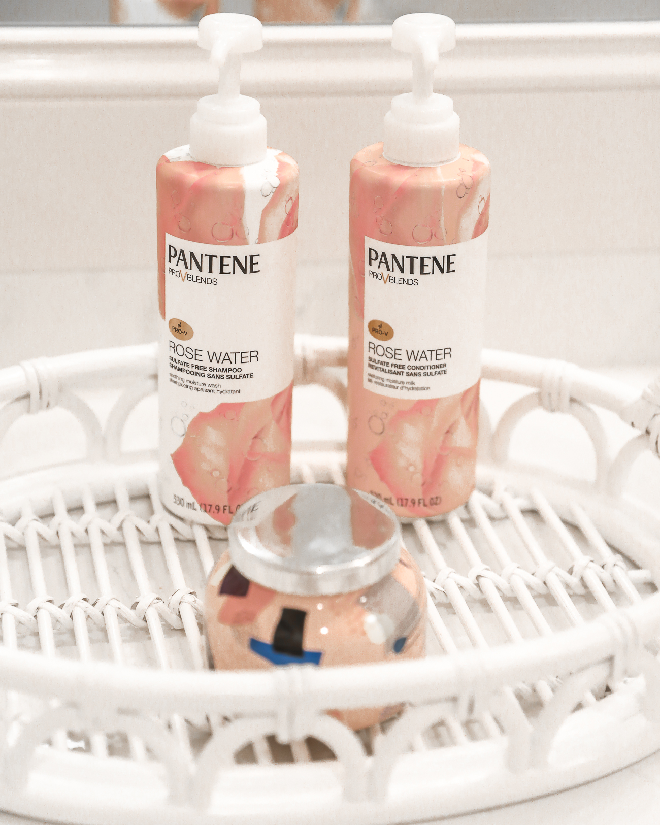 Pantene Rose Water Shampoo & Conditioner Review Styled Adventures Laura Beverlin Hair-6