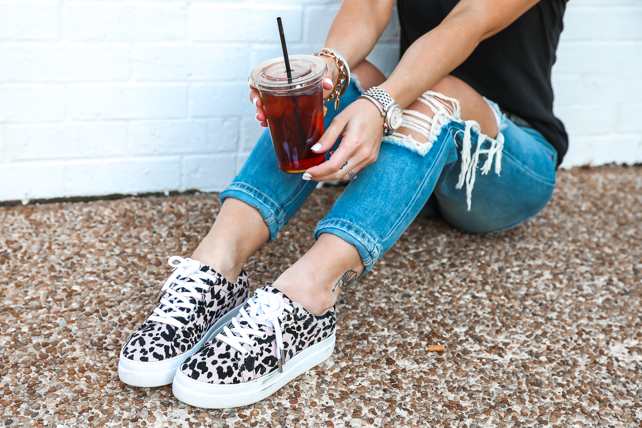 CASUAL STYLE & LEOPARD SNEAKERS UNDER $50 - Laura Beverlin