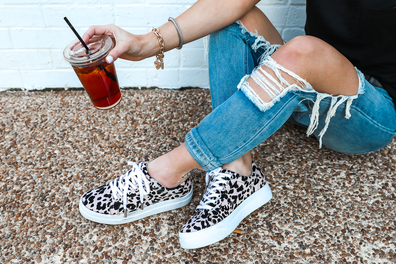 CASUAL STYLE & LEOPARD SNEAKERS UNDER $50 - Laura Beverlin