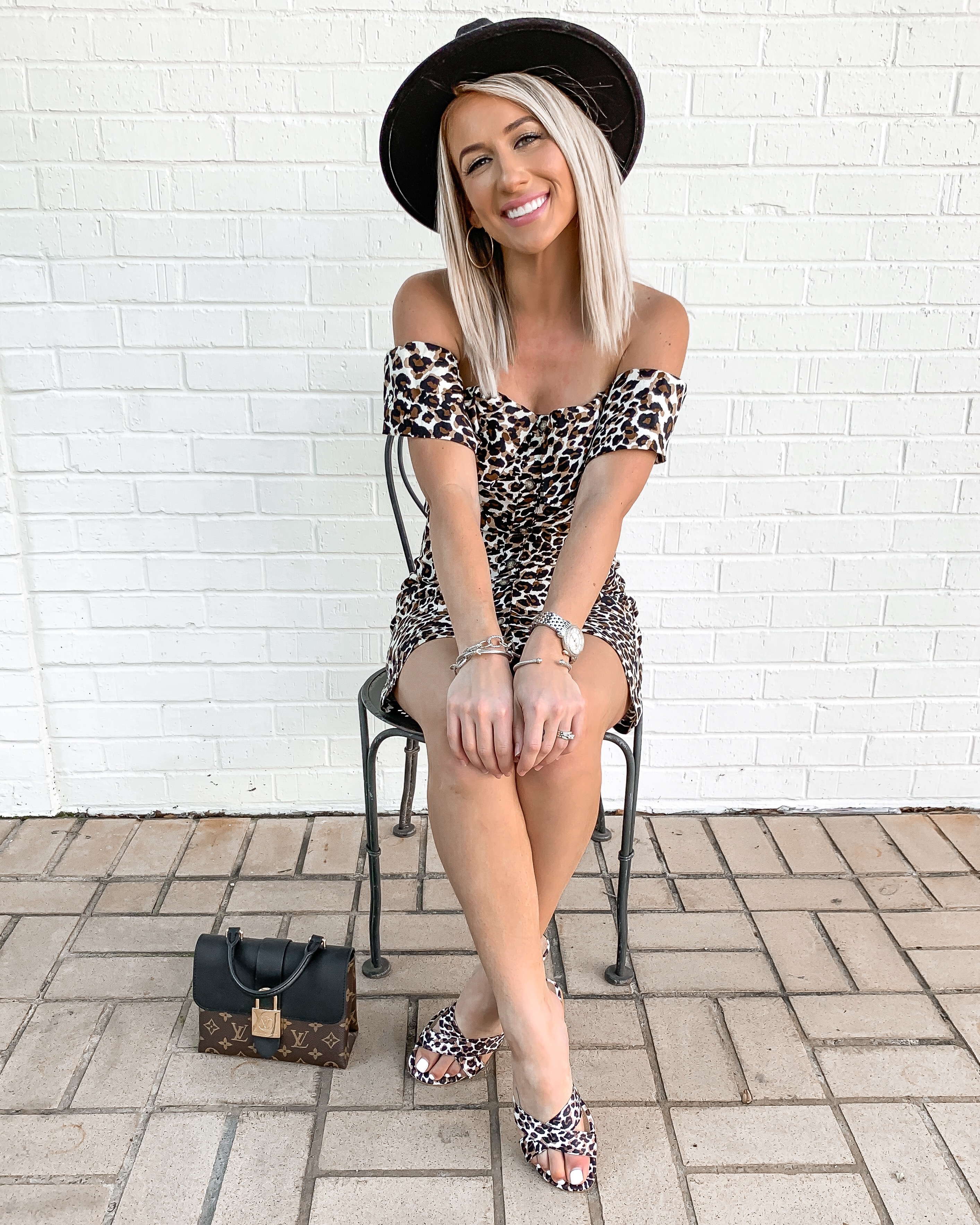 rocky barnes leopard express dress leopard flat sandals under $50 short louis vuitton locky bb laura beverlin