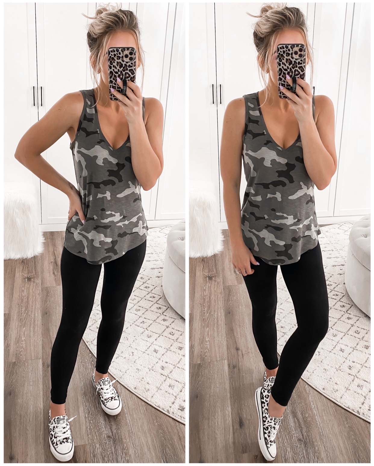 Tank top and leggings outfit sale